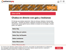 Tablet Screenshot of chat.universogay.com